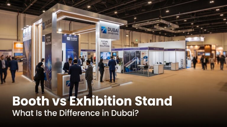 What Is the Difference Between a Booth and an Exhibition Stand in Dubai?